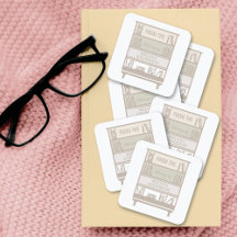蔵書票スクエアステッカー