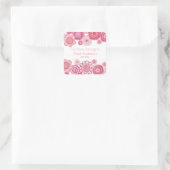 蔵書票スクールのシールこの本は次のものだ スクエアシール (バッグ)