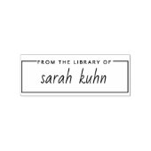 蔵書票ライブラリスタンプ、ブックスタンプ ラバースタンプ (押印)