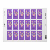 蔵書票ラベルキッズシール子猫 ラベル (フルシート)