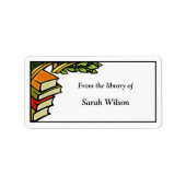 蔵書票ラベル ラベル (正面)