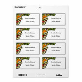 蔵書票ラベル ラベル (フルシート)