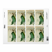 蔵書票ヴィンテージフローラ ラベル (フルシート)