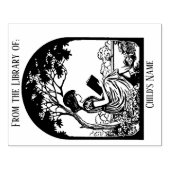 蔵書票印鑑 ラバースタンプ (インプリント)