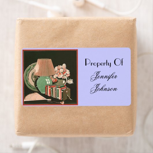 蔵書票書籍所持品氏名 ラベル (インサイチュ)