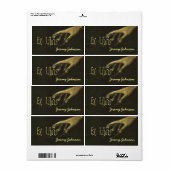 蔵書票魔法マジシャンEx Libris書籍名ラベル ラベル (フルシート)