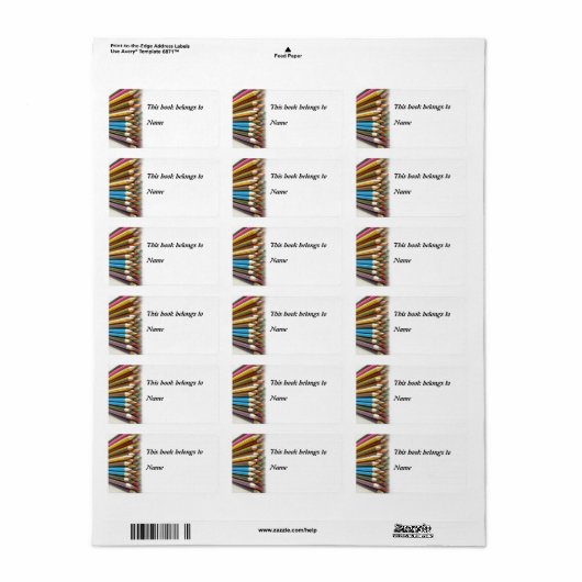 蔵書票 (フルシート)