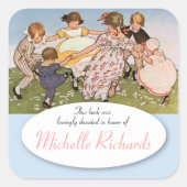 ...蔵書票 スクエアシール (正面)