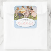 ...蔵書票 スクエアシール (バッグ)