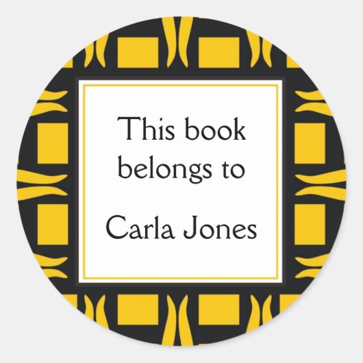 蔵書票 パーソナライズされた (正面)