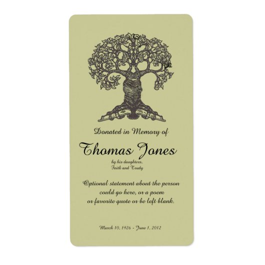 蔵書票.. ラベル (正面)