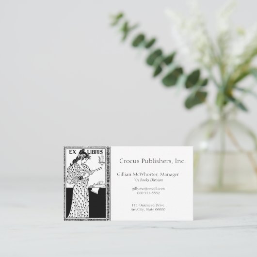 蔵書票 名刺 (スタンド正面)