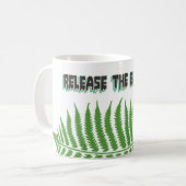 蕨を解放して下さい! コーヒーマグカップ (正面左)