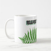 蕨を解放して下さい! コーヒーマグカップ (左)