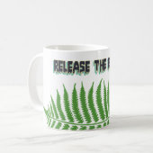 蕨を解放して下さい! コーヒーマグカップ (正面左)
