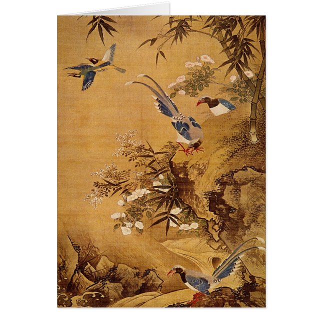蕭永の花鳥画 (正面)