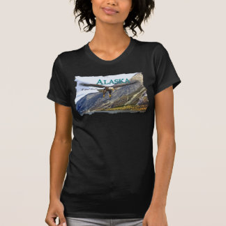 薄いアラスカの女性Twofer (合われて) Tシャツ