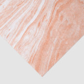 薄いオレンジと白い大理石のパターン 薄葉紙 (詳細)