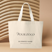 薄いカスタム長方形ロゴ付き大型トートバッグ ラージトートバッグ