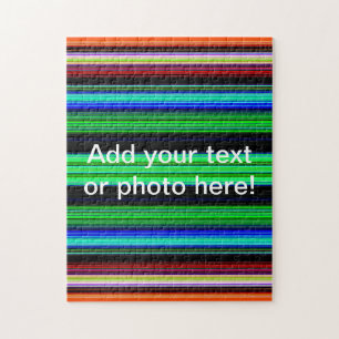 薄いカラフルストライプ- 1 ジグソーパズル