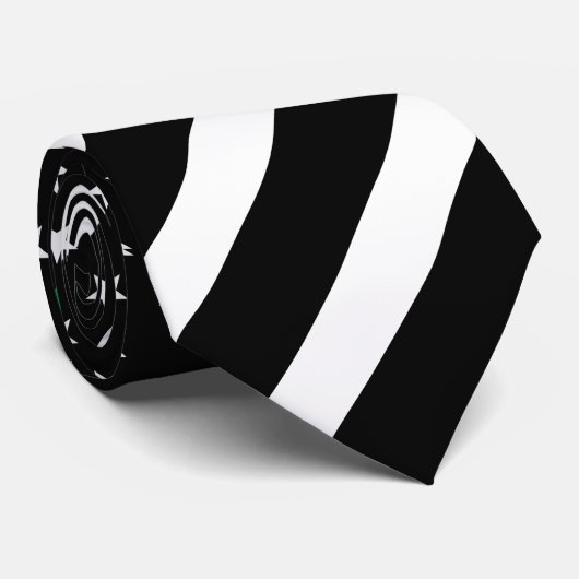 薄いグリーン・ライン軍の米国旗のモノグラム ネクタイ (ロール)