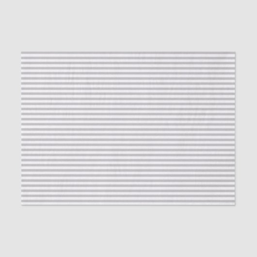 薄いグレーと白ストライプのティッシュペーパー 薄葉紙 (正面)