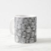 薄いグレーの泡マグカップ コーヒーマグカップ (正面左)