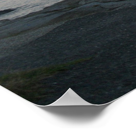 薄いグロー ポスター (角)