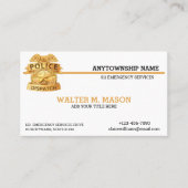 薄いゴールデンライン911ディスパッチカスタム 名刺 (正面)