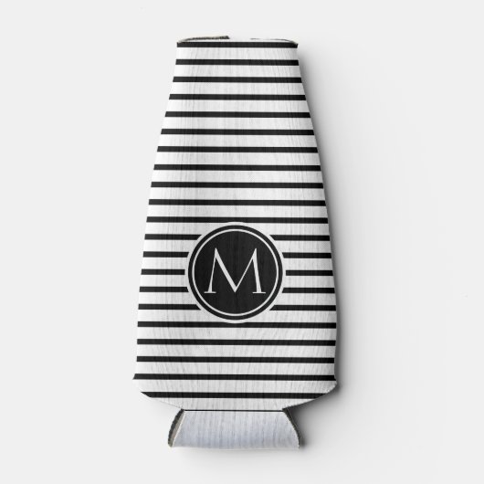 薄いストライプパターン ボトルクーラー (正面)