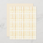 薄いテクスチャ付きプレイドスクラップブックの背景紙 (正面/裏面)