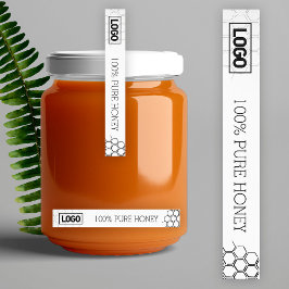 薄いハニーロゴラベル改ざん防止シール ラップアラウンドラベル