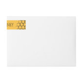 薄いハニーロゴラベル改ざん防止シール ラップアラウンドラベル (正面)