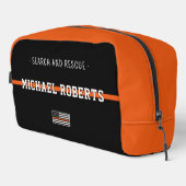 薄いパーソナライズされたオレンジ色のラインフラッグ検索レスキュー ドップキット (右コーナー)