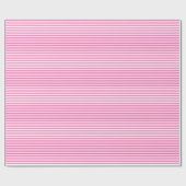 薄いピンクおよび白のストライプの包装紙 ラッピングペーパー (フラット)