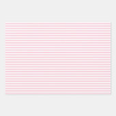 薄いピンクと白の水玉模様 ラッピングペーパーシート (正面2)