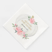 薄いピンクと白の花緑の葉と白いかぼちゃ (コーナー)