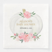 薄いピンクと白の花緑色と白いかぼちゃ (正面)