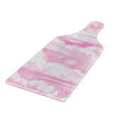 薄いピンクエレガントの雲のデコー カッティングボード (角)