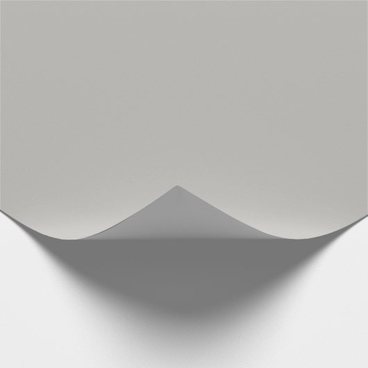 薄いフランスのグレー無地のカラー ラッピングペーパー (角)