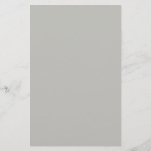 薄いフランスのグレー無地のカラー 便箋 (裏面)