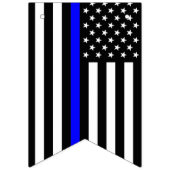 薄いブルーラインアメリカン バンティングフラッグ (第1の旗)