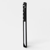 薄いブルーラインアメリカ国旗の装飾 Case-Mate iPhoneケース (裏面/左)