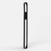 薄いブルーラインアメリカ国旗の装飾 Case-Mate iPhoneケース (裏面/右)