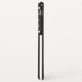 薄いブルーラインアメリカ国旗 Case-Mate iPhoneケース (裏面/左)