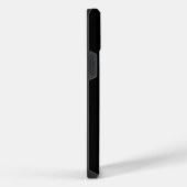 薄いブルーラインサービスマン |名前オンストライプ iPhoneケース (右側面)