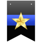 薄いブルーラインチーフプロモーションバンティングフラグ バンティングフラッグ (第2の旗)