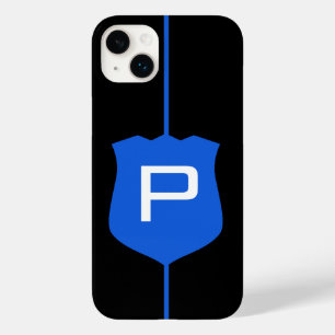 薄いブルーラインモノグラム Case-Mate iPhone 14 PLUSケース