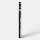 薄いブルーライン旗の箱 iPhoneケース (左側面)
