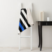 薄いブルーライン米国旗 シェルパブランケット (インサイチュ)